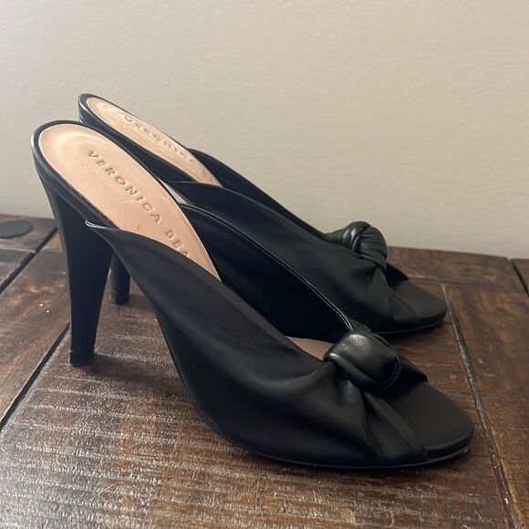 VERONICA BEARD Womens Twisted Strap Melli Stiletto Heeled Sandal Size 6 - Picture 1 of 12
